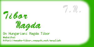 tibor magda business card